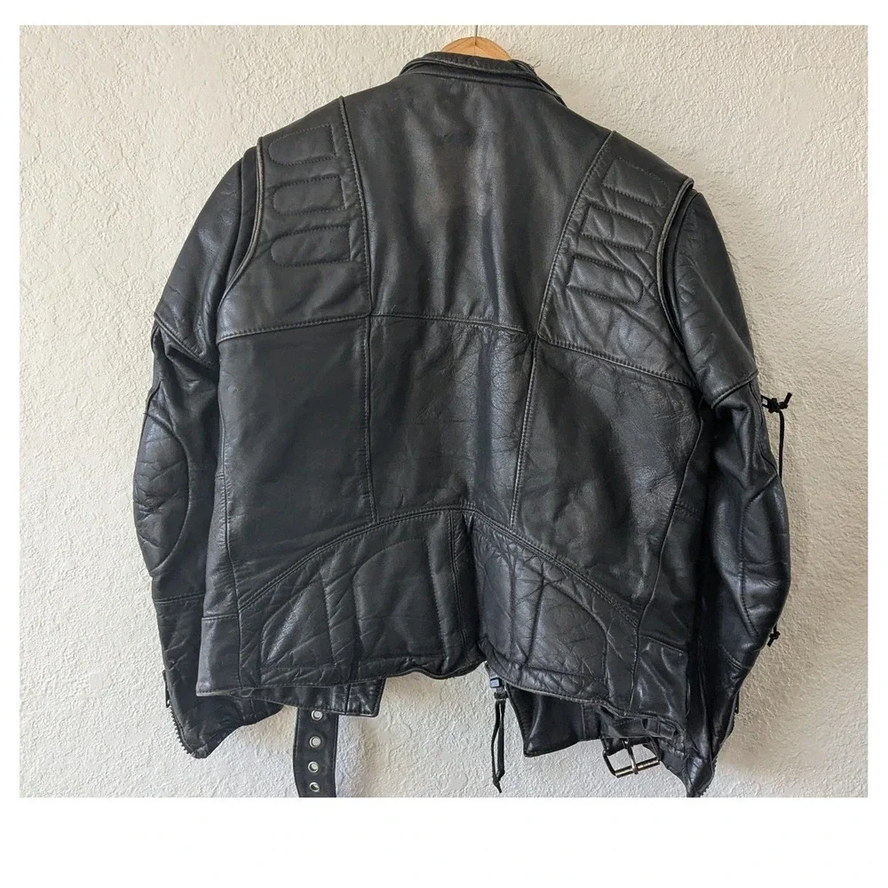 Harley Davidson Leather Motorcycle Jacket Mens 38W‎